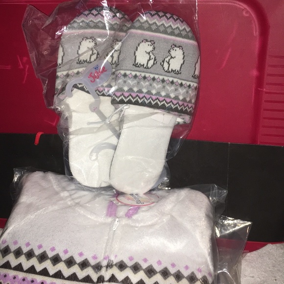 ❤️❤️Size 18/20 NWT 1/Piece outfit with hoodie pink - Picture 7 of 7